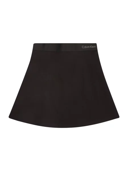 Calvin Klein Jeans Sukně Logo Tape D černá