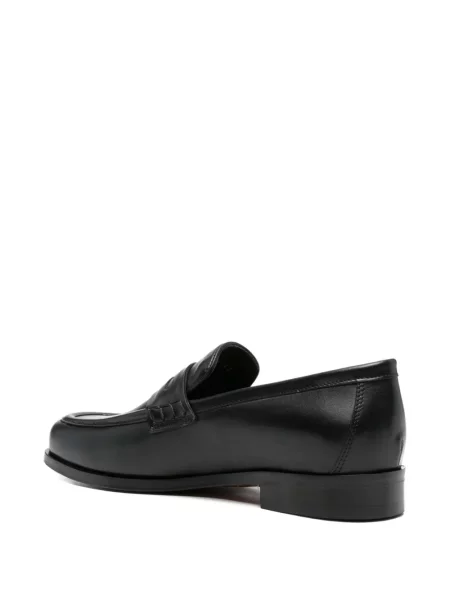 Pantofi loafer Morgillo cu bretele negru