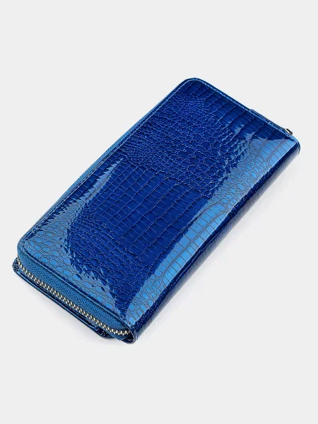 ST Leather Accessories Гаманець Шкіра синій