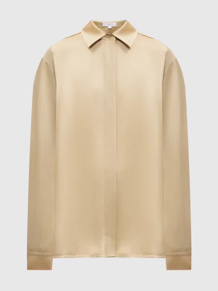 Блуза Charmeuse Michael Kors бежева