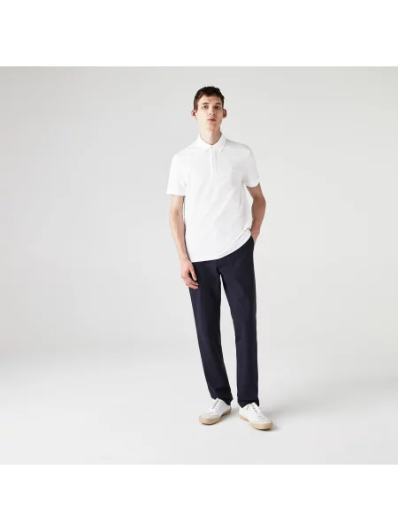 Поло Lacoste белое