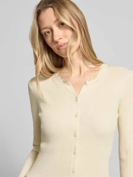 Kardigan rozpinany o kroju slim fit z mieszanki model WONDER' Vero Moda