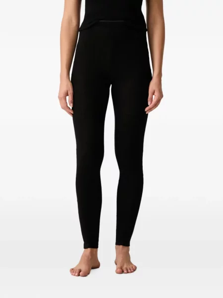 Leggings Chantelle tricotate negru