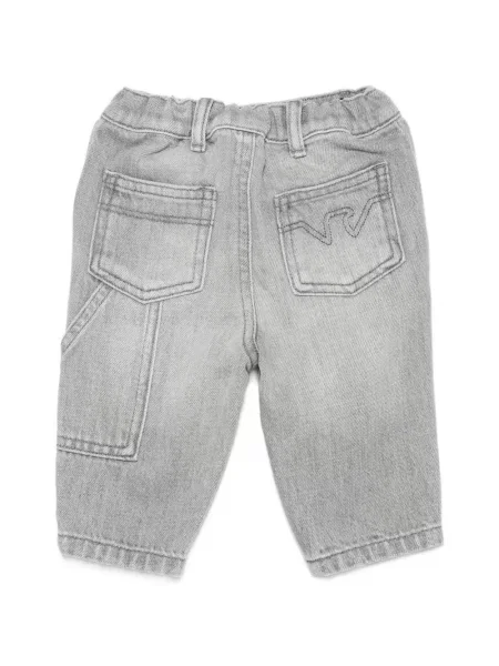 Jeansy dziecięce Emporio Armani szare