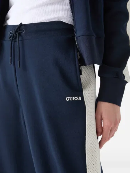 Pantaloni Guess alergare albastru