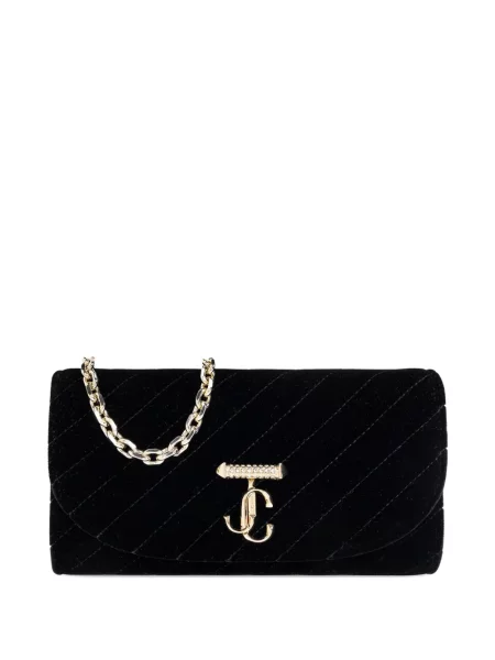 Geantă plic Jimmy Choo negru