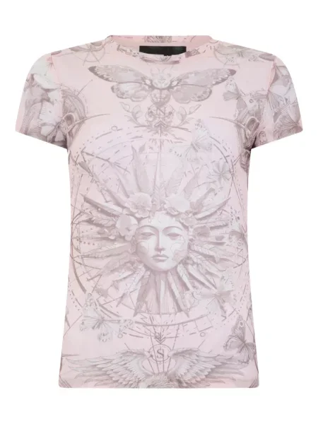 Tricou Philipp Plein cu imagine roz