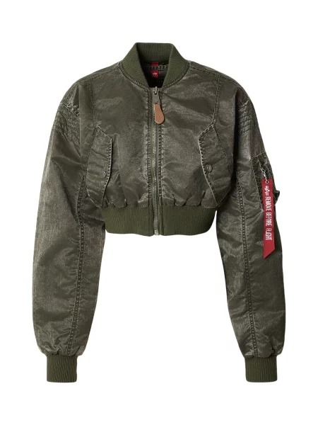 Alpha Industries geaca bomber Vintage Cropped Wmn verde