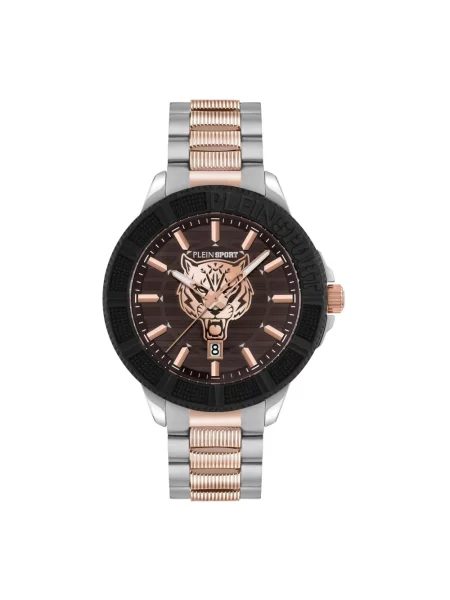 PLEIN SPORT zegarek CITY RUSH srebrny szary