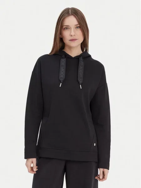 JOOP! sweter z kapturem Kobiety jednolity 38 czarny