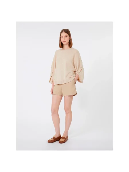 Sweter Max Mara wełniany beżowy