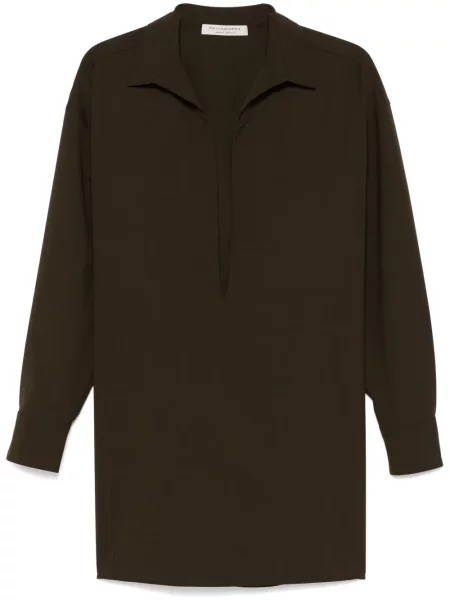 Mała mały sukienka mini Philosophy Di Lorenzo Serafini garniturowa brązowa