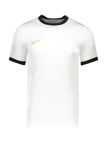 NIKE Funkčné tričko zlatá / čierna biela