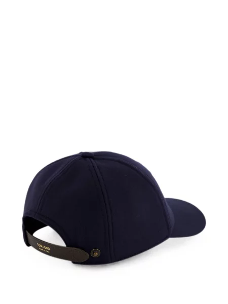 Șapcă Tom Ford cu broderie albastru