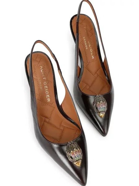 Pantofi Kurt Geiger din piele cu toc stiletto negru
