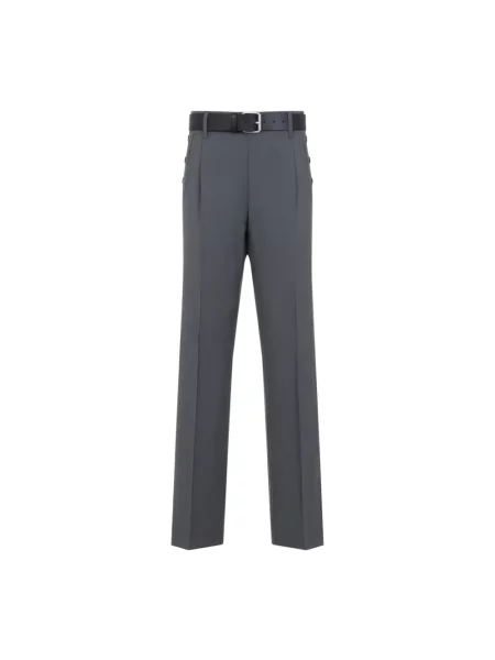 Spodnie Moschino casual wełniane szare