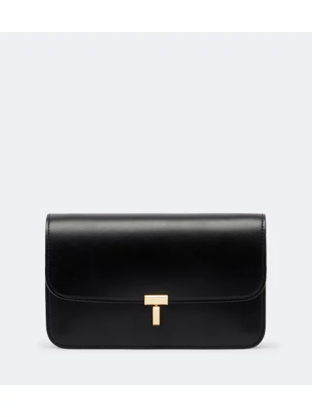 Geanta crossbody Toteme din piele negru