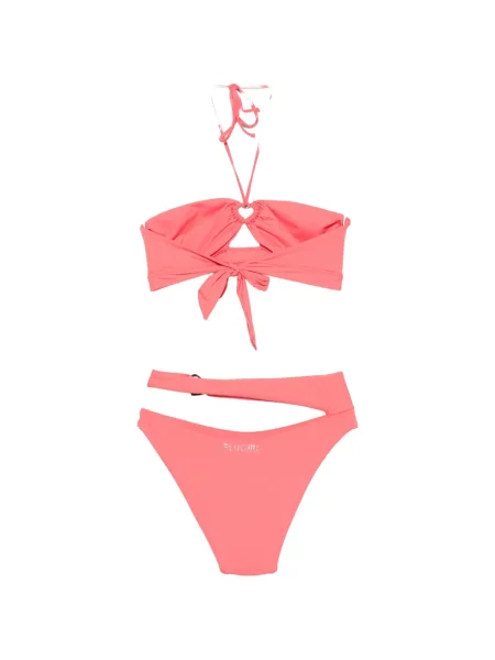 Bikini Blugirl cu motiv cu inimi roz