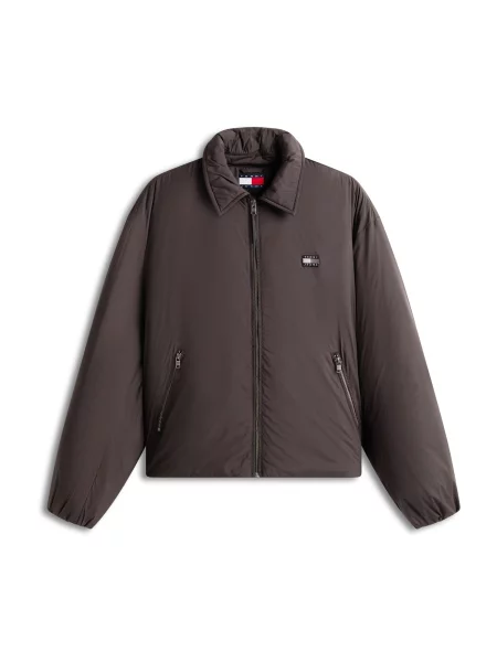 Tommy Jeans Geacă de primăvară-toamnă negru