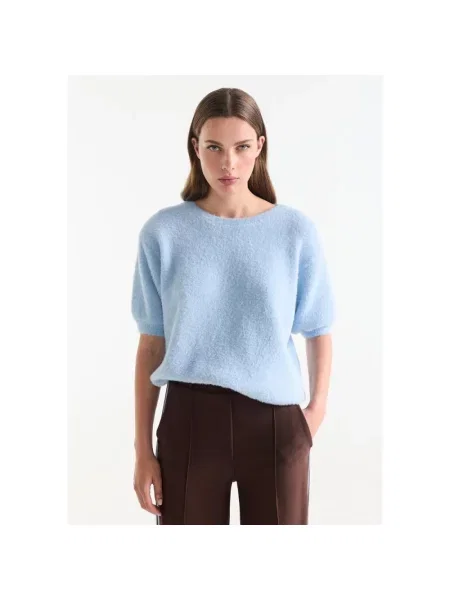 Sweter Jansen Amsterdam niebieski