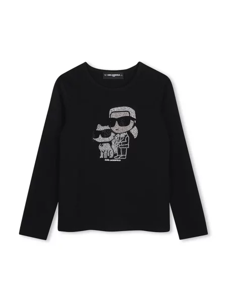 Karl Lagerfeld лонгслів дитячий з бавовною