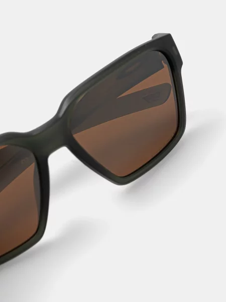 Okulary przeciwsłoneczne Oakley Briza matte olive ink brązowe