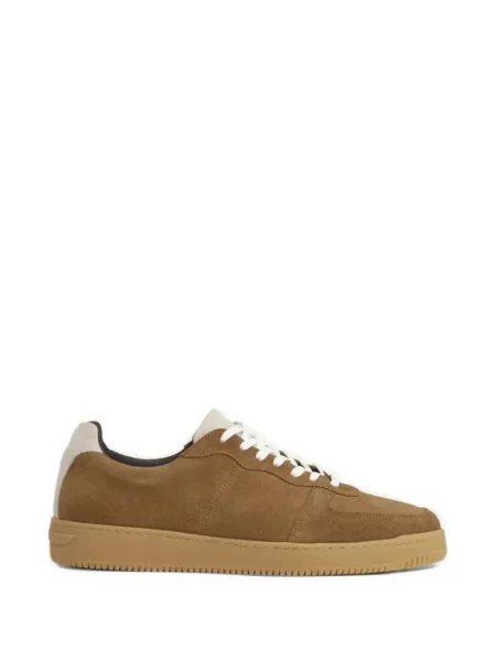 Sneakersy Les Deux zamszowe brązowe