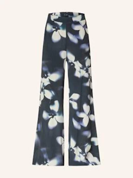 Ted Baker Kalhoty Sindria tmavě / krémová modrá