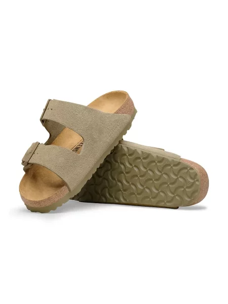 Замшевые шлепанцы Birkenstock