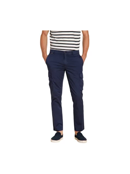 Spodnie cargo Mason's niebieskie