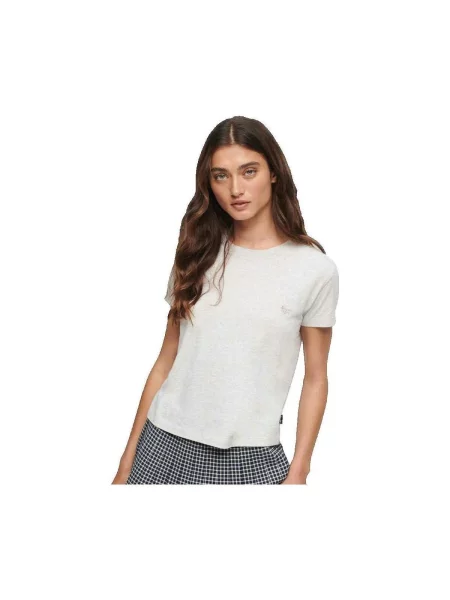 Tricou Superdry cu autograf bej