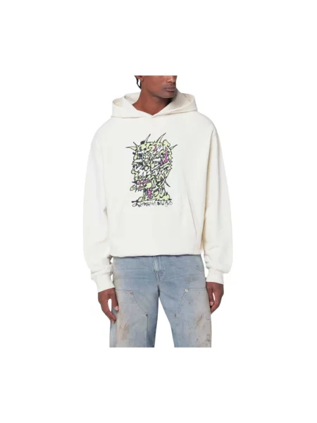 Bluza z kapturem Brain Dead z kapturem beżowa