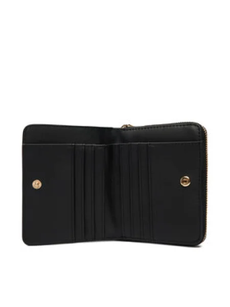 Pénztárca Tommy Hilfiger Th Icon Med Za W/Flap Mono fekete
