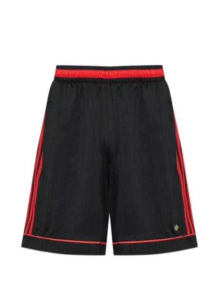 Pantaloni scurți Adidas cu dungi negru