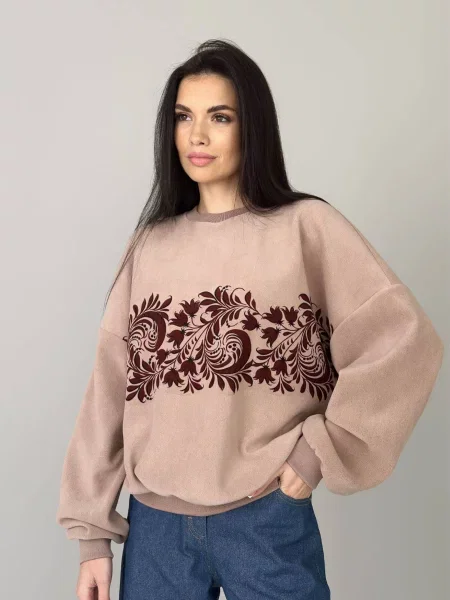 Світшот NENKA мокко фліс