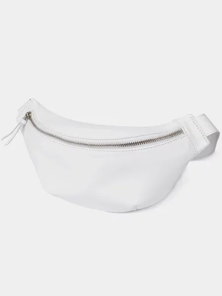 Grande Pelle Поясна сумка Шкіра білий