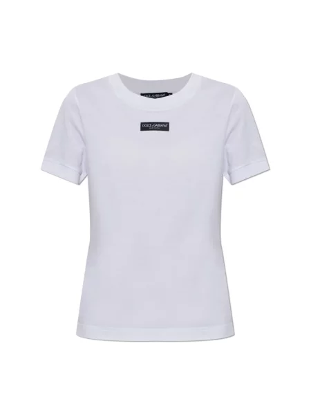 Koszulka Dolce And Gabbana z logo biała