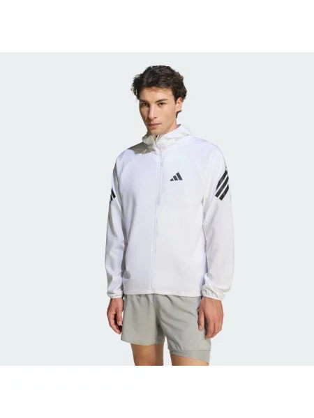 ADIDAS PERFORMANCE Sportovní bunda Iconic černá bílá