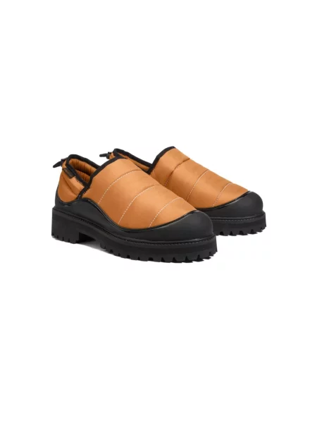 Klapki Timberland z logo brązowe