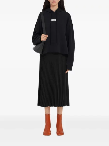 Hanorac cu glugă Mm6 Maison Margiela negru