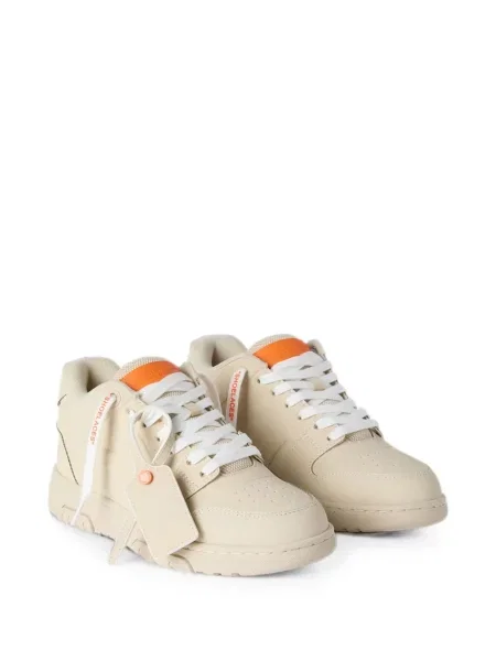 Sneakerși Off-white business alb