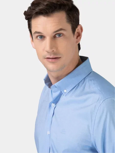 Рубашка Lacoste синяя