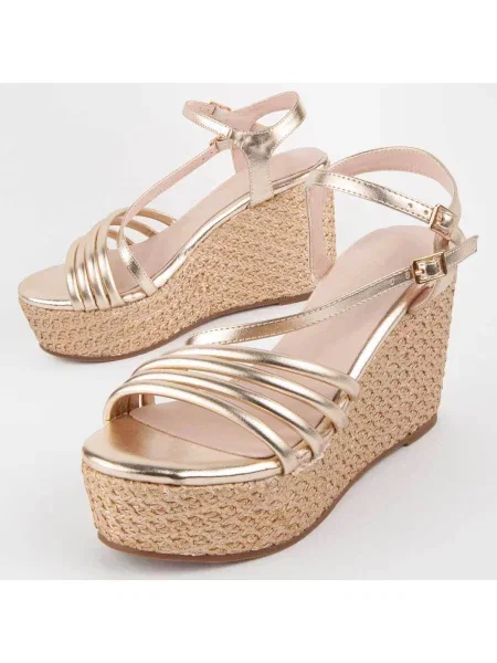 Pantofi Montevita auriu