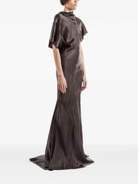 Rochie Rick Owens drapată maro