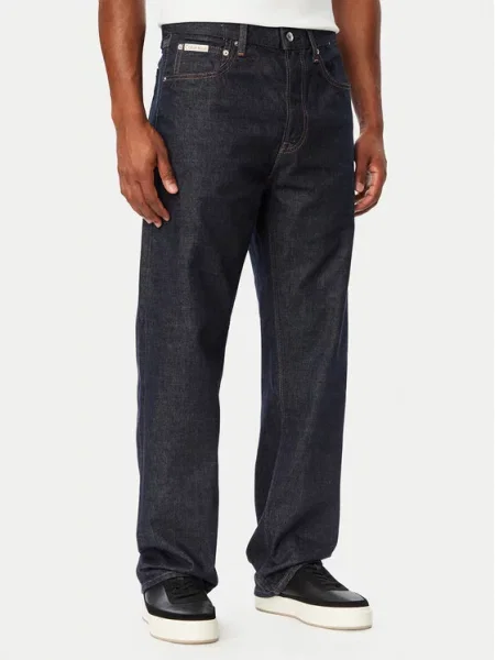 Calvin Klein Jeans Дънки Тъмносин Straight Fit