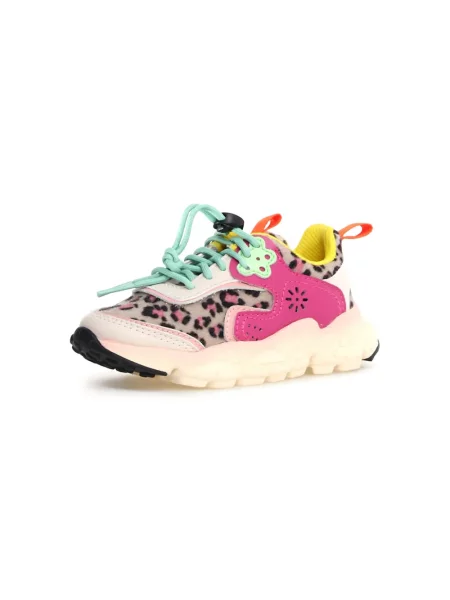 Sneakersy dziecięce Flower Mountain różowe