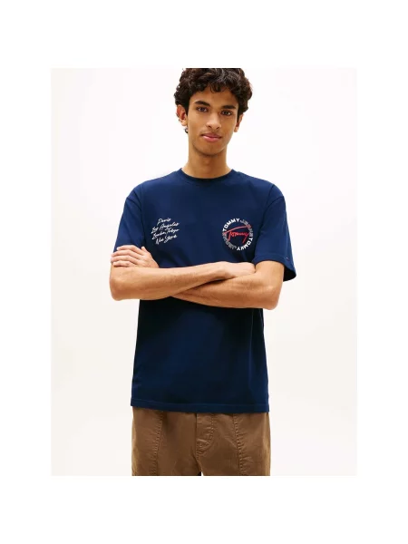 Majica Tommy Jeans plava
