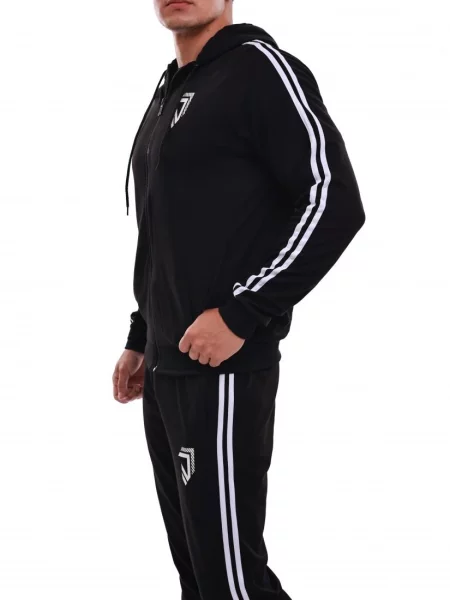 Спортивний костюм STREAM віскоза/поліестер чорний