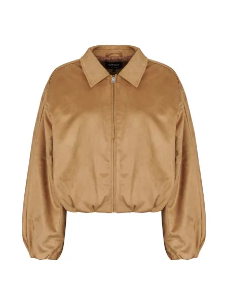 Semišový bomber bunda Only béžová