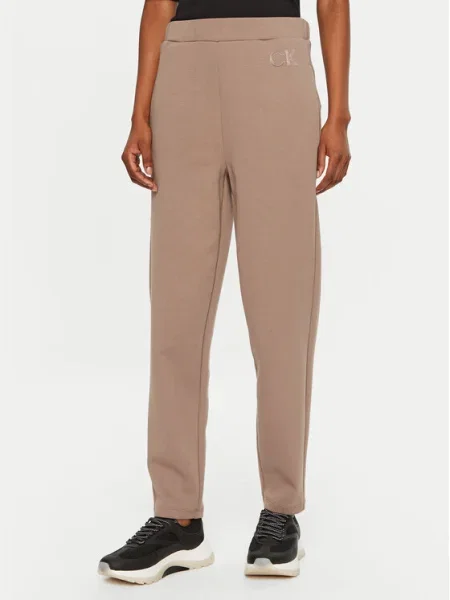 Calvin Klein Pantaloni trening Satin bej